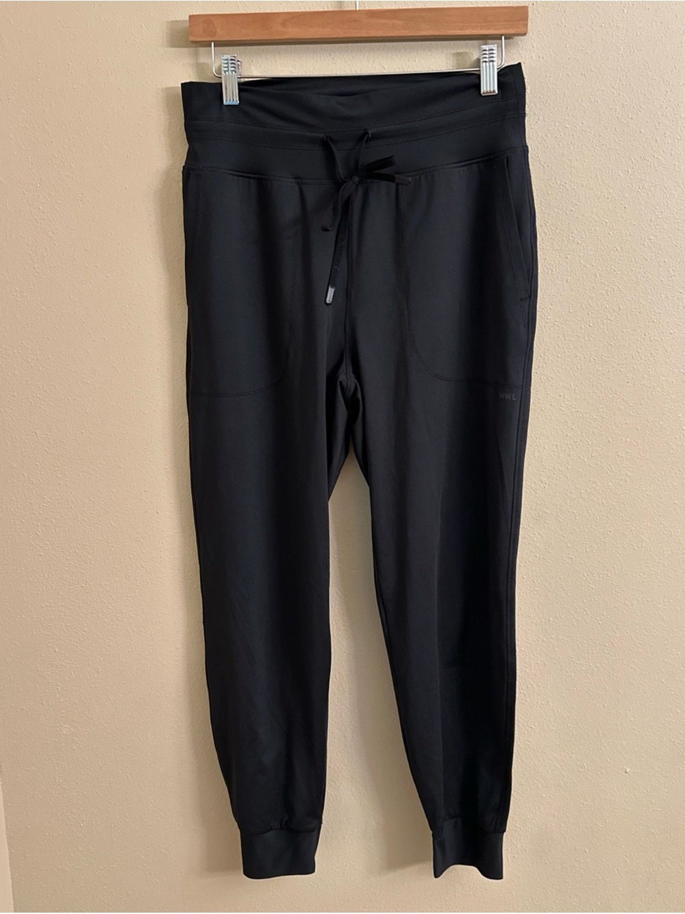 Madewell MWL Skinny Black Joggers Womens Medium Sporty Gym Athleisure
